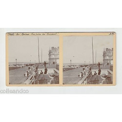 Vue Stéréoscopique Stéréo 59 MALO LES BAINS La digue Kursaal DUNKERQUE