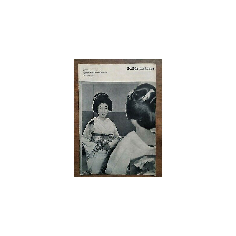 Guilde du Livre Nº 6 Lausanne Bulletin mensuel Juin 1959