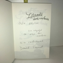 L'éternité dans une heure de Daniel Tammet dédicace les arènes