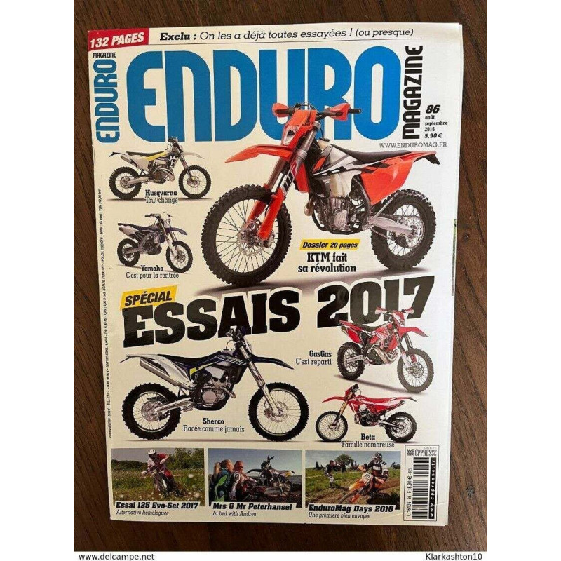 Enduro Magazine n86 août septembre 2016