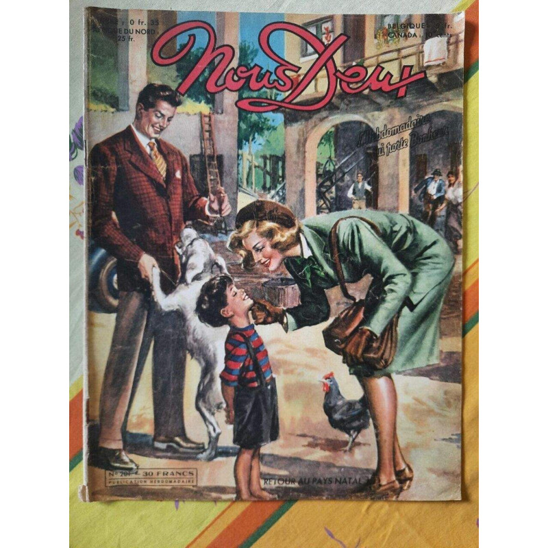 Nous Deux n 201 Retour au Pays Natal 1951