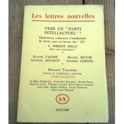 Vers un parti intellectuel Les lettres nouvelles non coupé