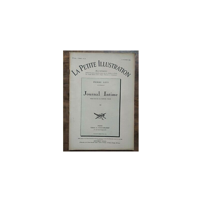 La Petite illustration n223 Roman Nº90 27 Décembre 1924