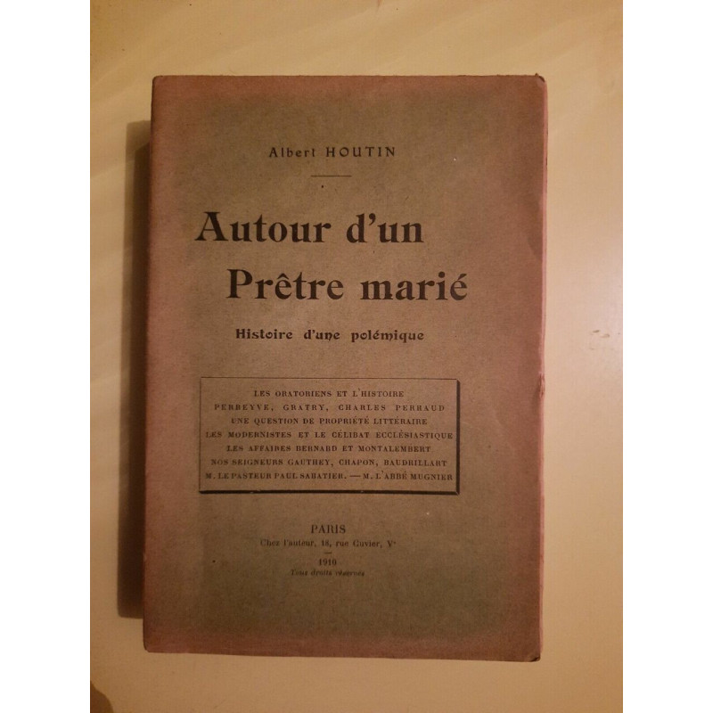Autour d'un Prêtre Marié Histoire d'une Polémique