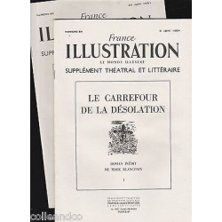 FRANCE ILLUSTRATION supplément théatral n 84-85 Le Carrefour De La...
