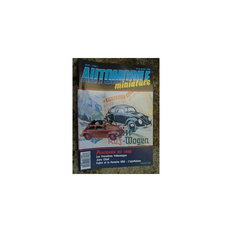 Automobile Miniature n 46 Mars 1988