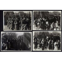 Lot 21 photos SEPPOIS-LE-BAS Alsace cérémonie Monument par H....