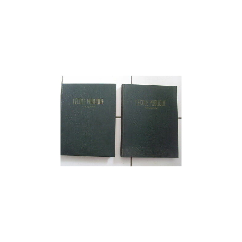 lot L' Ecole Publique Française tome 1 et 2 Rombaldi bel état