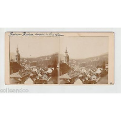 Vue Stéréoscopique Stéréo ALLEMAGNE BADEN BADEN bühlertal...