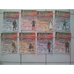 lot 8 revues SOLDATS DE LA LEGION ETRANGERE 31 32 33 34 35 36 37 38