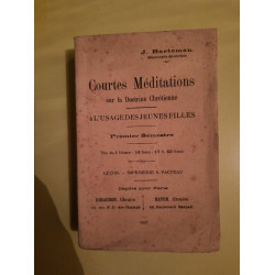 j Baeteman Courtes Méditations sur la Doctrine Chrétienne haton