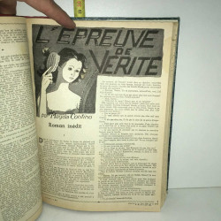 RELIURE romans inédits SUPPLEMENT au PETIT ECHO DE LA MODE 1953 1954