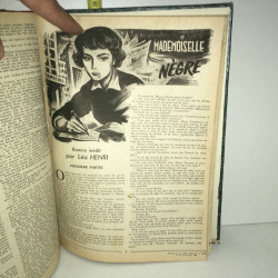 RELIURE romans inédits SUPPLEMENT au PETIT ECHO DE LA MODE 1953 1954