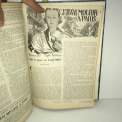 RELIURE romans inédits SUPPLEMENT au PETIT ECHO DE LA MODE 1953 1954