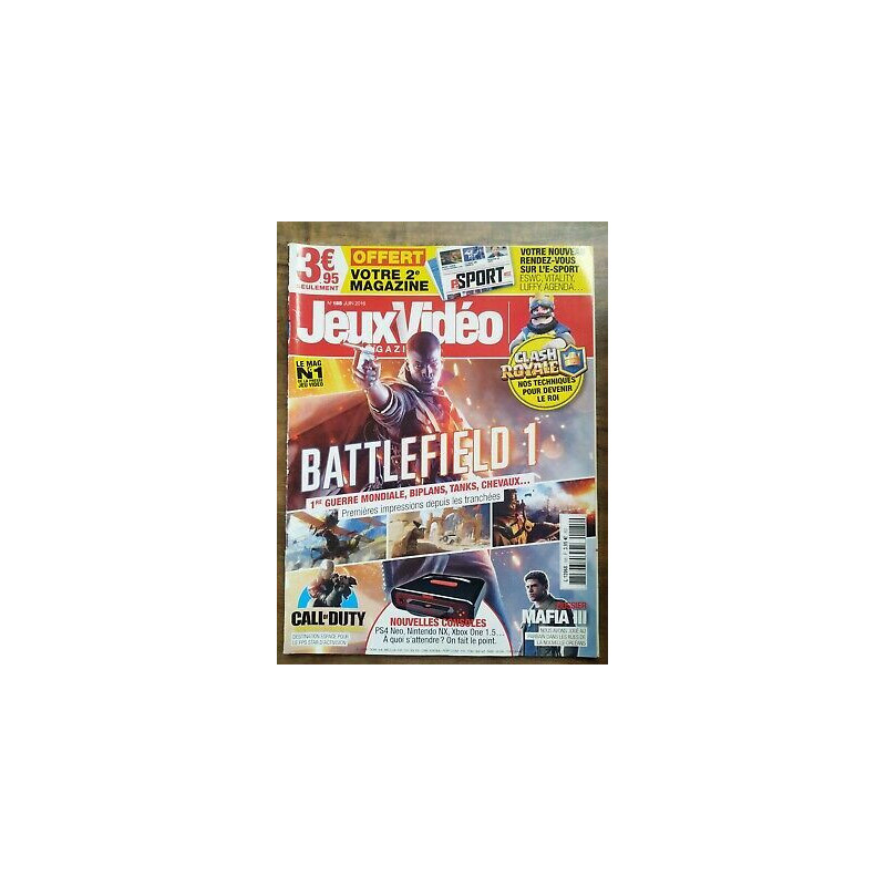 Jeux Vidéo Magazine Nº 185 Juin 2016