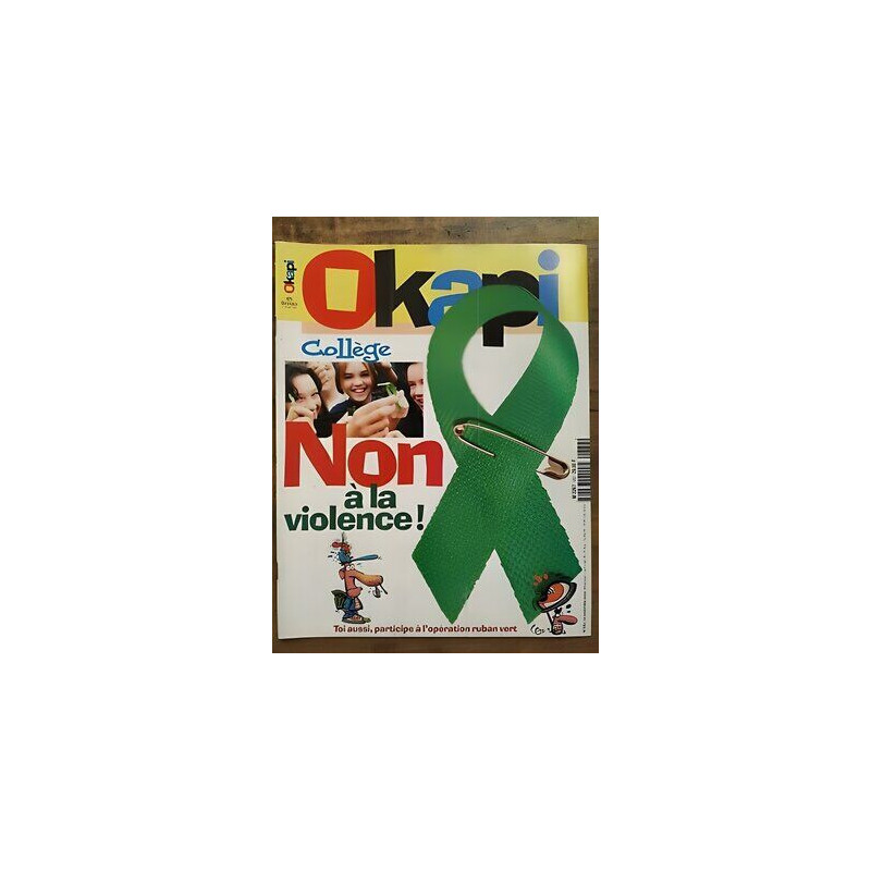 Okapi n 682 Collège Non à la Violence Novembre 2000