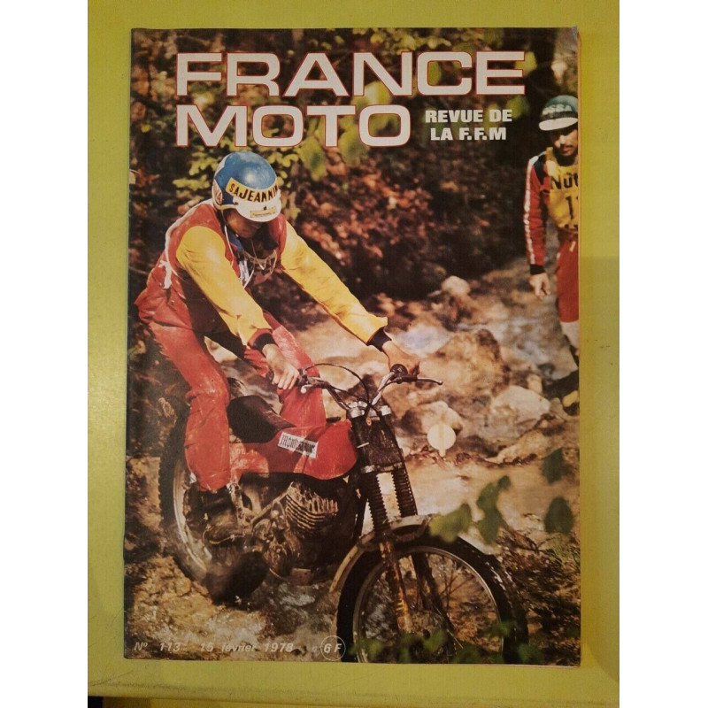 France Moto Revue de La f f m Nº 113 Février 1978