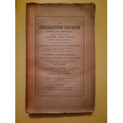 De Resurrectione Corporum Dissertatio Theologica