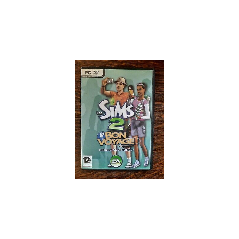 PC CD Rom - Les Sims 2 Bon Voyage Avec Disque Additionel