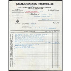 Facture Ets Tourtellier à Mulhouse Appareils de Levage et de...