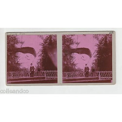 Vue Stéréoscopique Stéréo SUISSE Le Lion de Lucerne BERNE Palais...