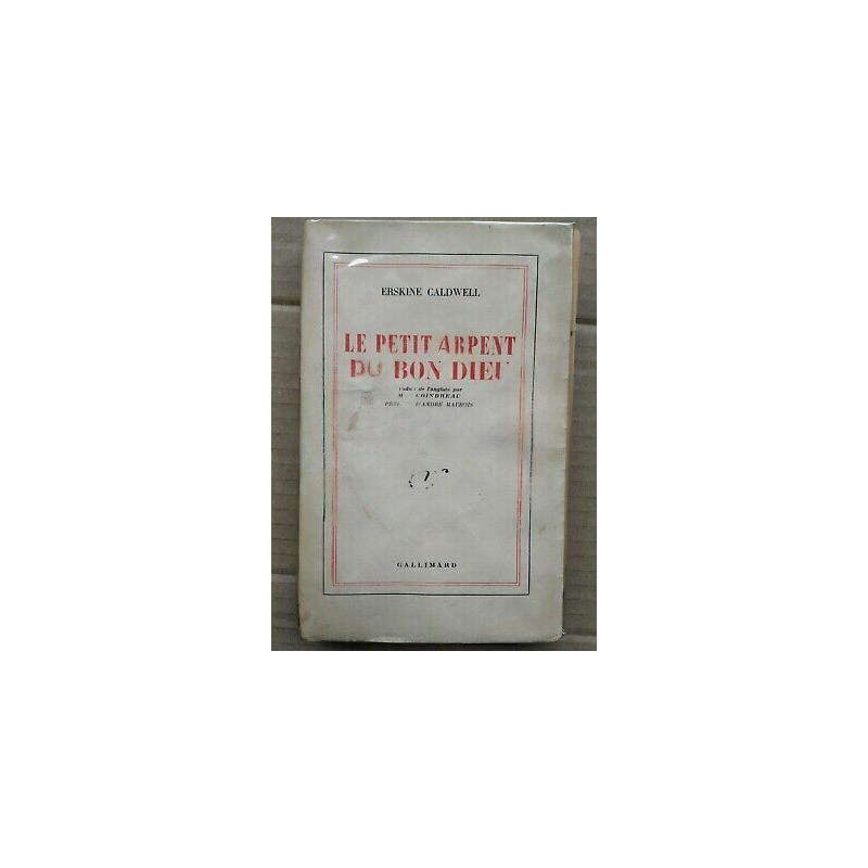 Le petit arpent du bon Dieu gallimard