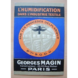 L'HUMIDIFICATION dans l'INDUSTRIE TEXTILE Delplanque