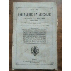 Biographie Universelle - Ancienne et moderne Tome 25 et Cie