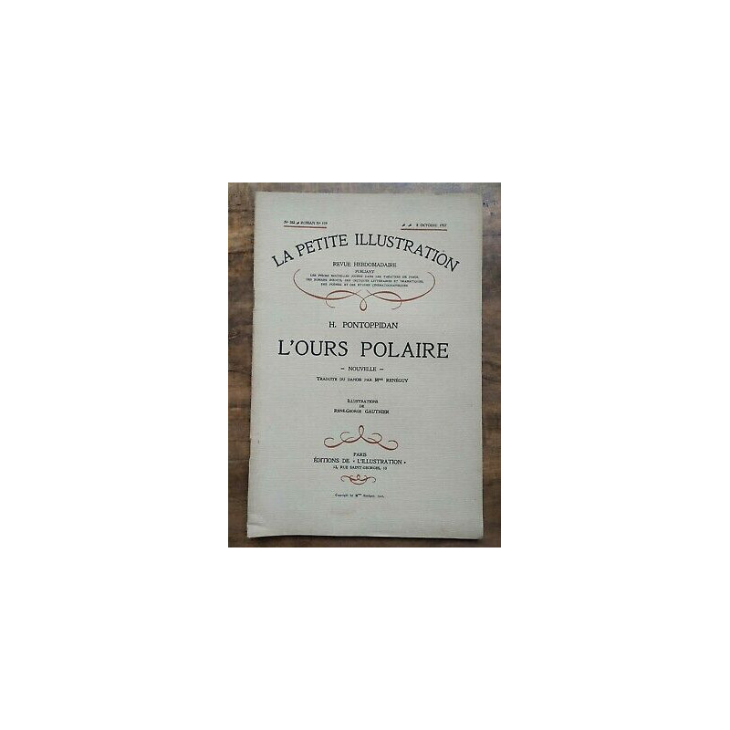 La Petite illustration n352 Roman Nº 159 8 Octobre 1927