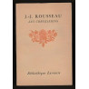 j -j Rousseau LES CONFESSIONS Bibliothèque Larousse