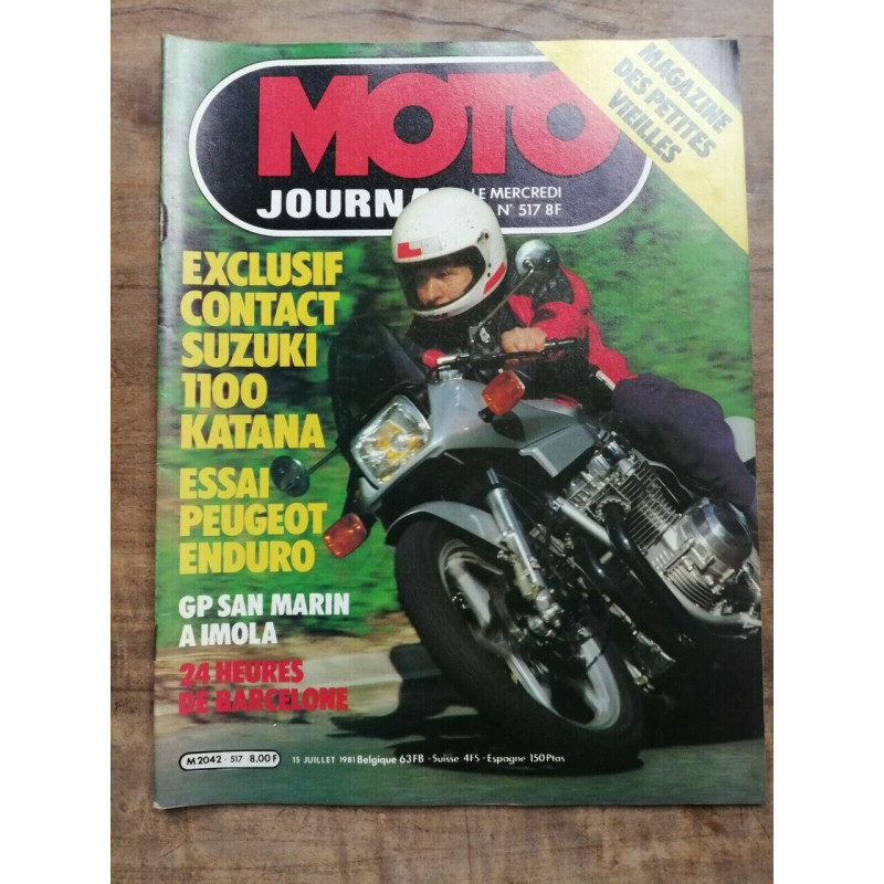 Moto Journal Nº 517 15 Juillet 1981