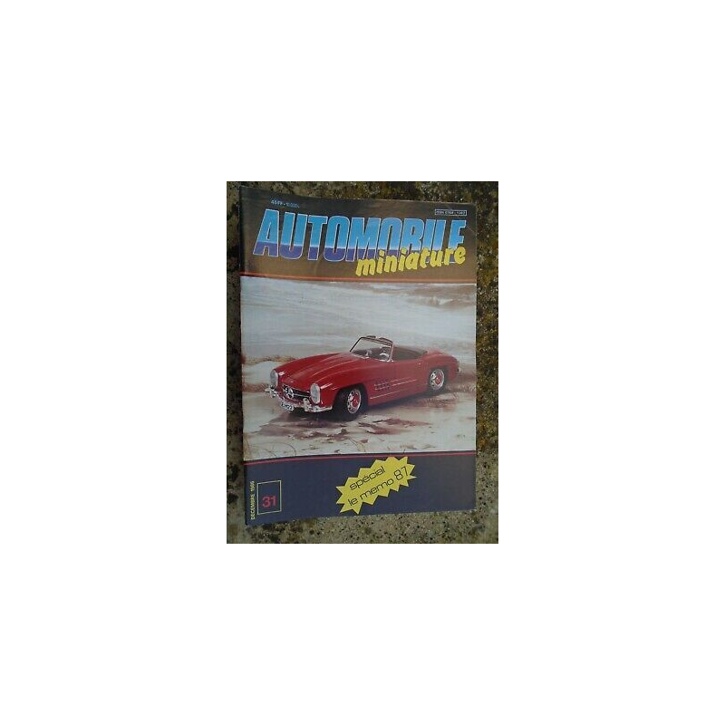 Automobile Miniature n 31 Décembre 1986