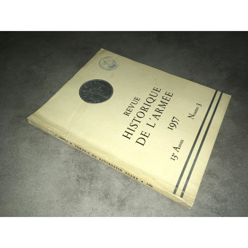 REVUE HISTORIQUE DE L'ARMEE numéro 3