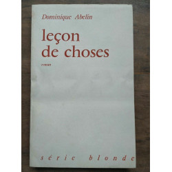 Leçon de choses Série blonde