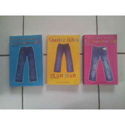 lot 3 romans Quatre filles et un jean tomes 1 2 et 3