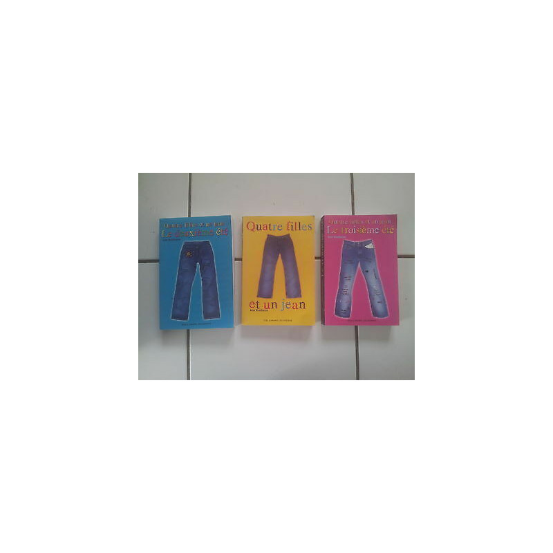lot 3 romans Quatre filles et un jean tomes 1 2 et 3