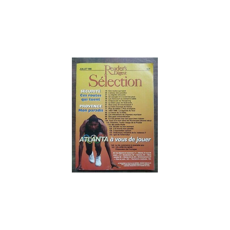 Reader's Digest Sélection Juillet 1996