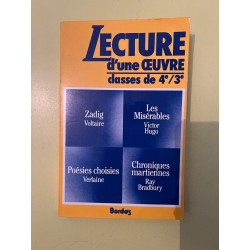 Lecture d'une Oeuvre classes de 4e3e n 5