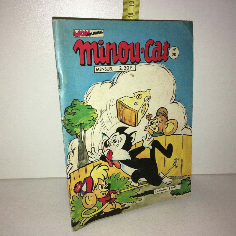 BD petit format MINOU CAT n 28 de 1978 Mon Journal