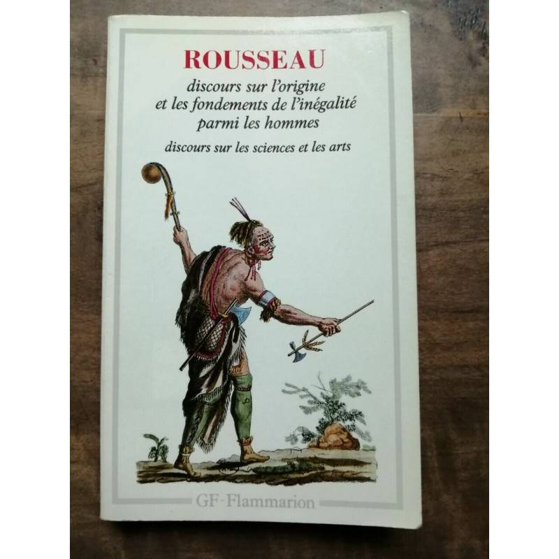 Rousseau Discours sur l'origine et les fondements de l'inégalité