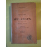 Mélanges en ordre et annotes Tome XII