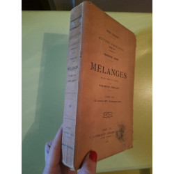Mélanges en ordre et annotes Tome XII