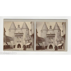 Vue Stéréoscopique Stéréo 54 NANCY porte de la CRAFFE Tapissier