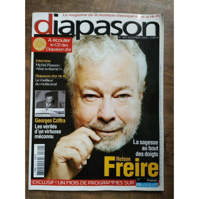diapason Le Magazine de la Musique Classique et de la Hifi nº509...