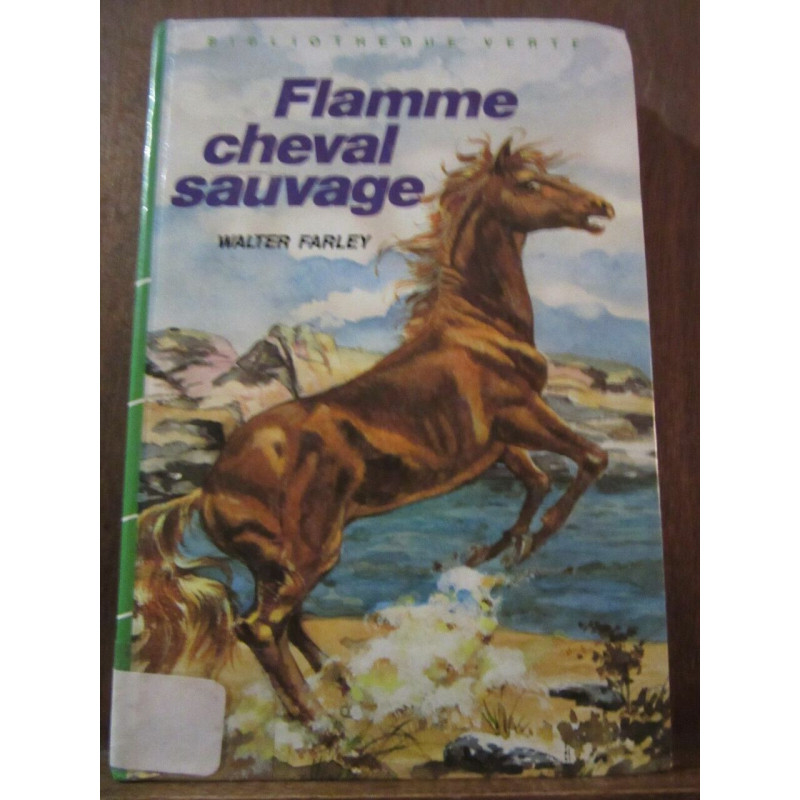 Flamme cheval sauvage Bibliothèque verte