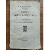 P.Crousaz-Cretet Paris sous Louis XIV La vie privée et La vie...