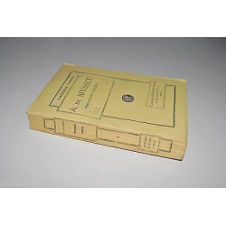 Oeuvres Alfred de Musset PREMIERES POESIES t 1 1829 1835