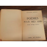 Geneviève Moreau Poèmes pour mes amis auxerre envoi de l'auteur