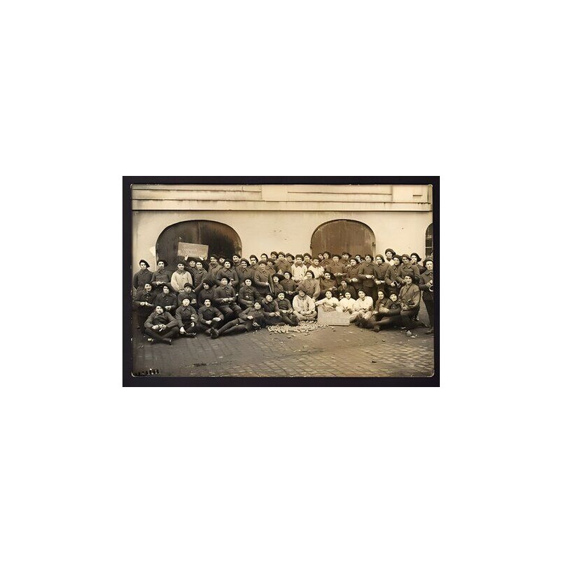 Carte Photo Militaire 538 VIVE LES BLEUS 17 LES 343 exempts de Pommes