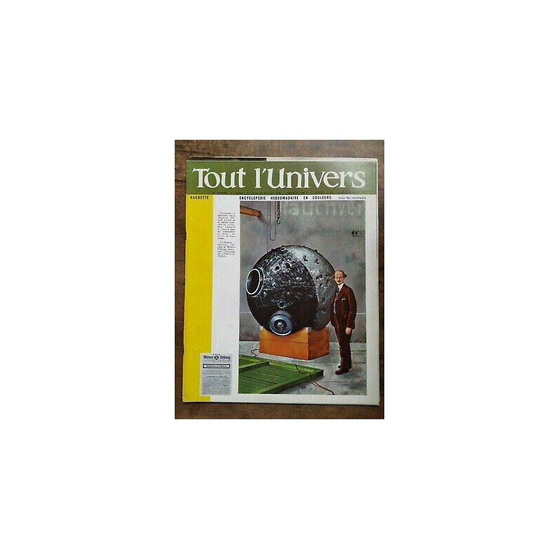 Tout l'Univers Nº 277 hachette 16 au 23 Février 1968
